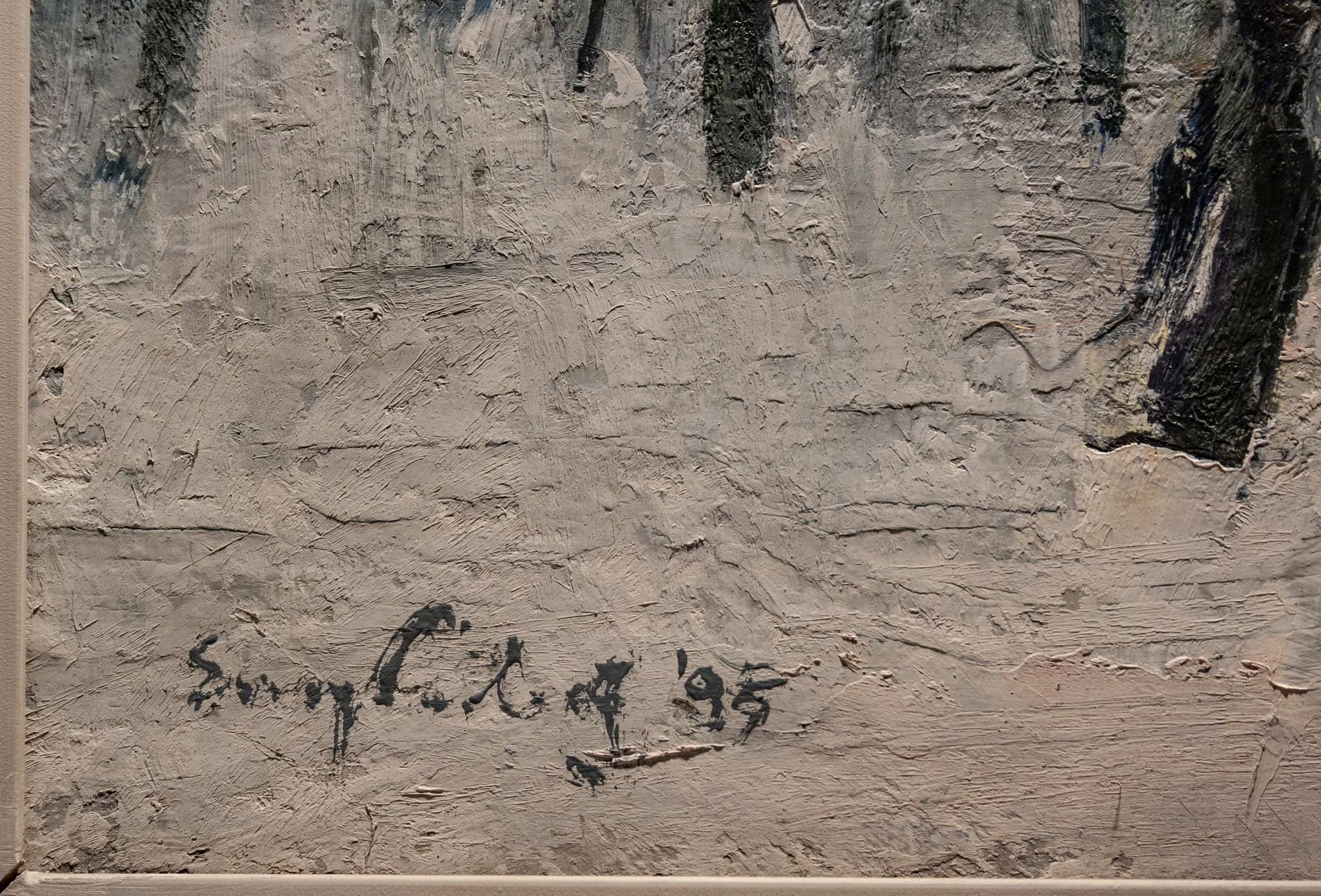 Peisaj cu copaci, by Palade Eugen, 1995
