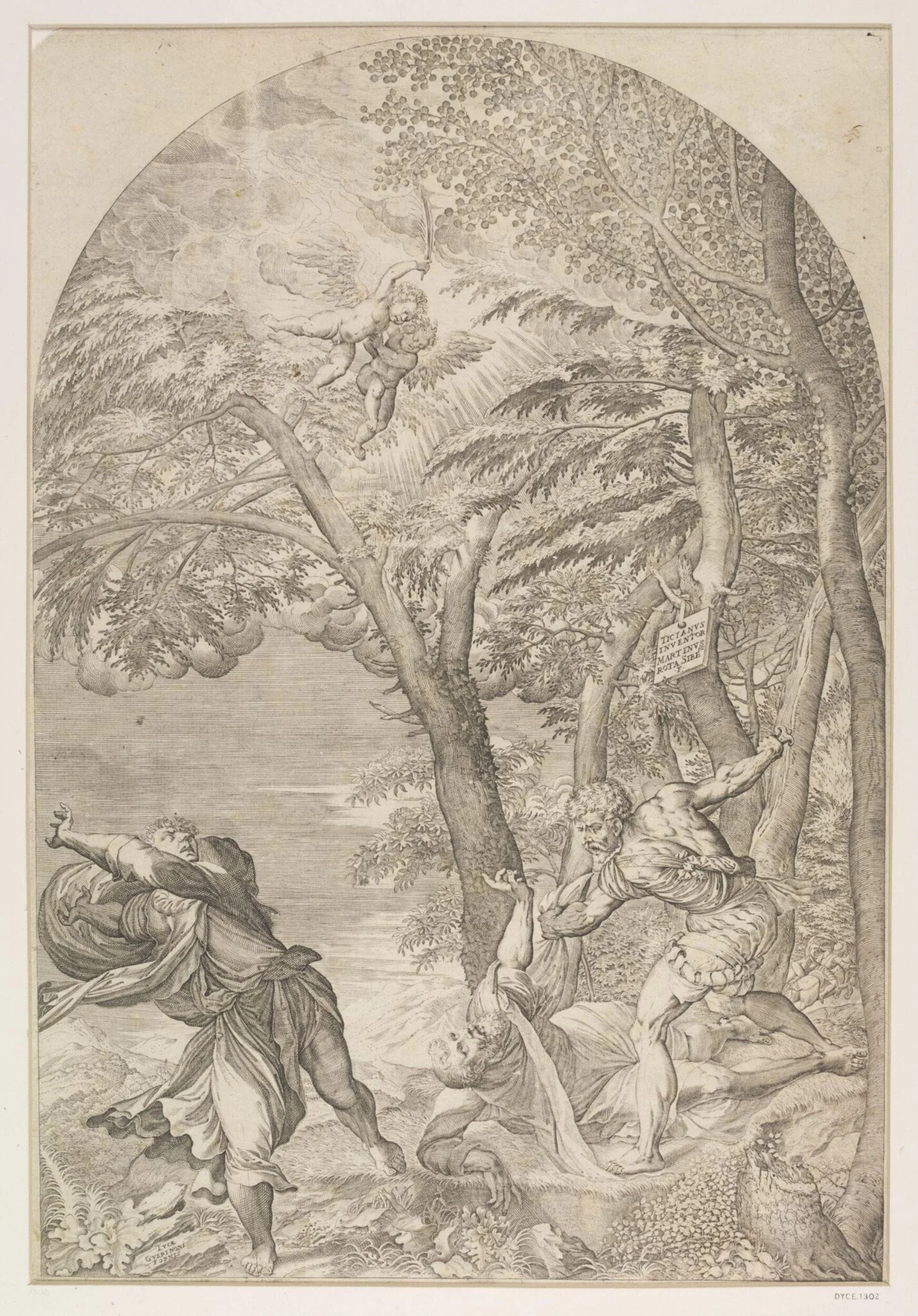 Death of St. Peter the Martyr, by Martino Rota, 1592