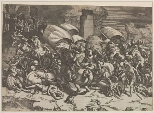 La bataille au coutelas