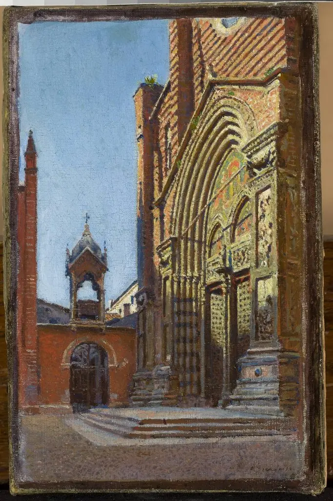Portal of the church of St. Anastasia in Verona