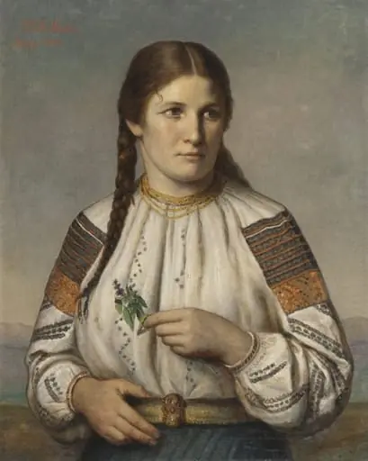 Portret de țărancă