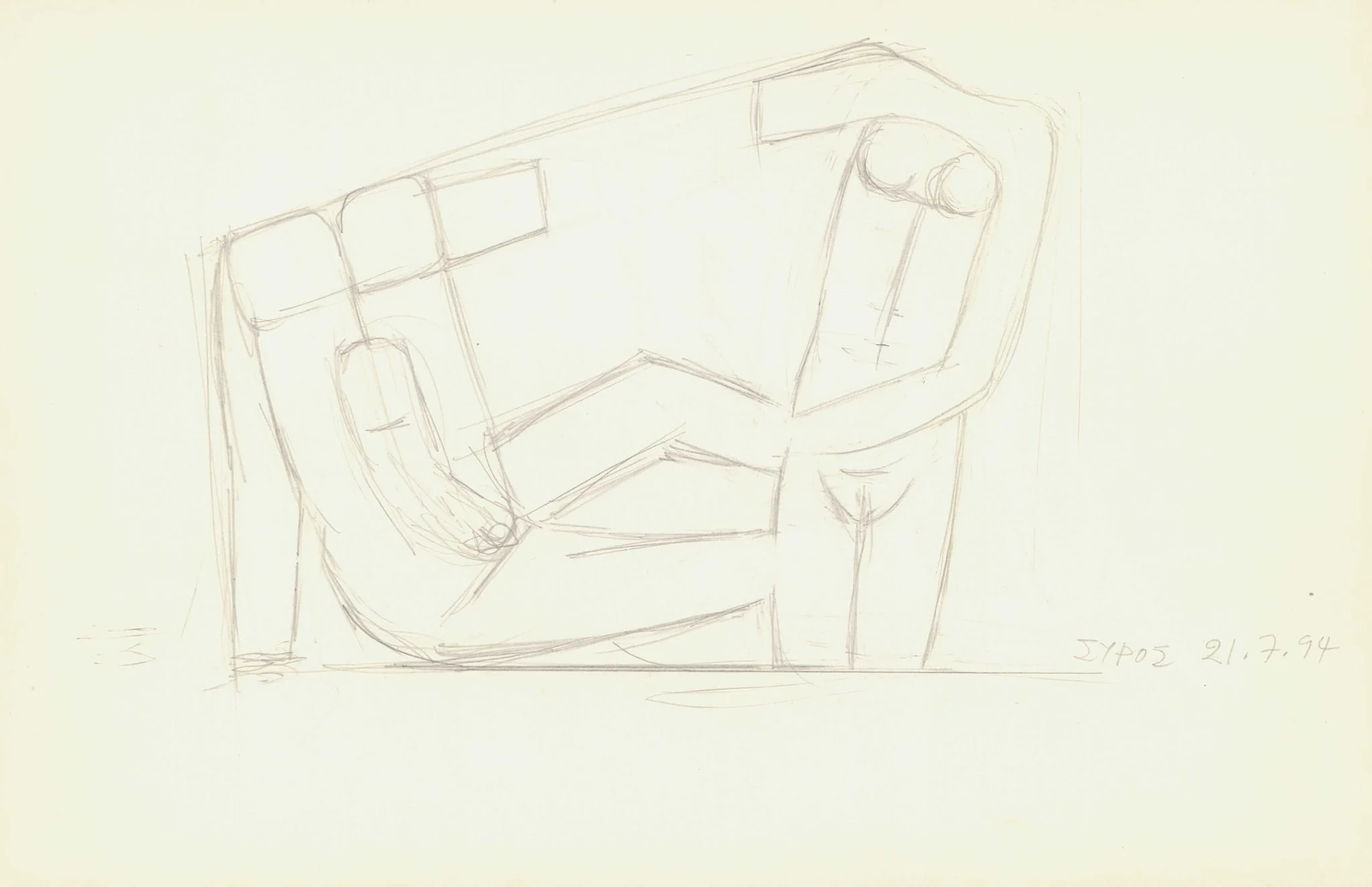 Envol de Dechirures, by Alex Mylona, 1970