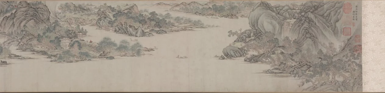Greeting the Spring, by Wu Bin, unspecified, 1600