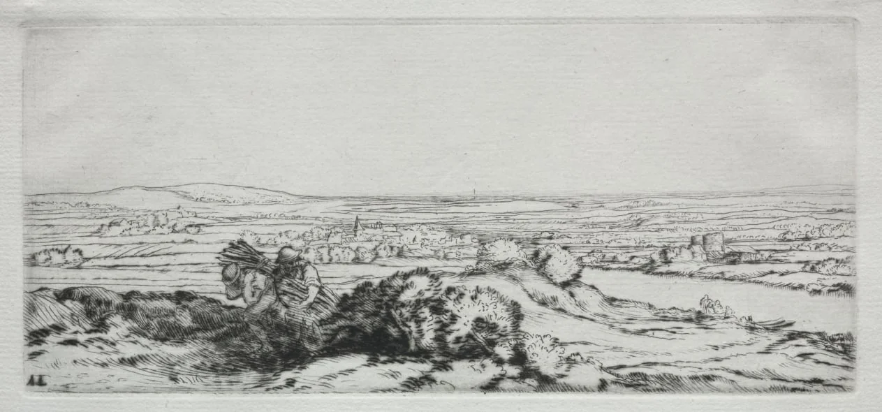 Valley of the Dunes (La Vallee des Dunes), by Alphonse Legros, 1884