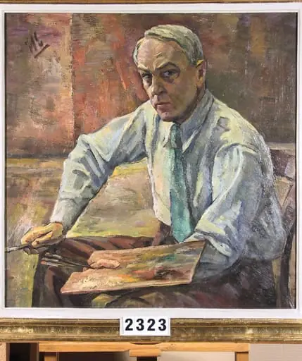 Autoportret cu paleta
