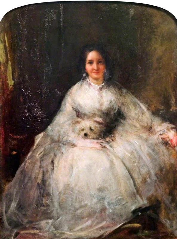 Mrs John Forster (1819–1894), by William Boxall, oil, 1856