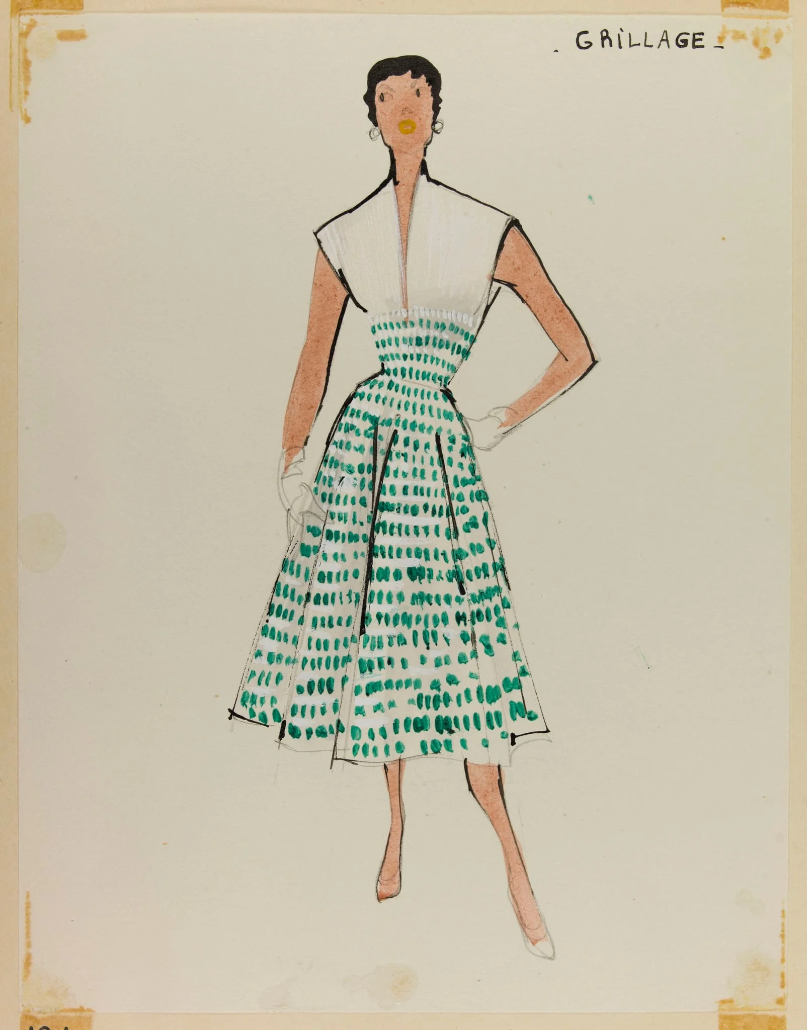 Grillage, by Marie-Louise Carven, 1953