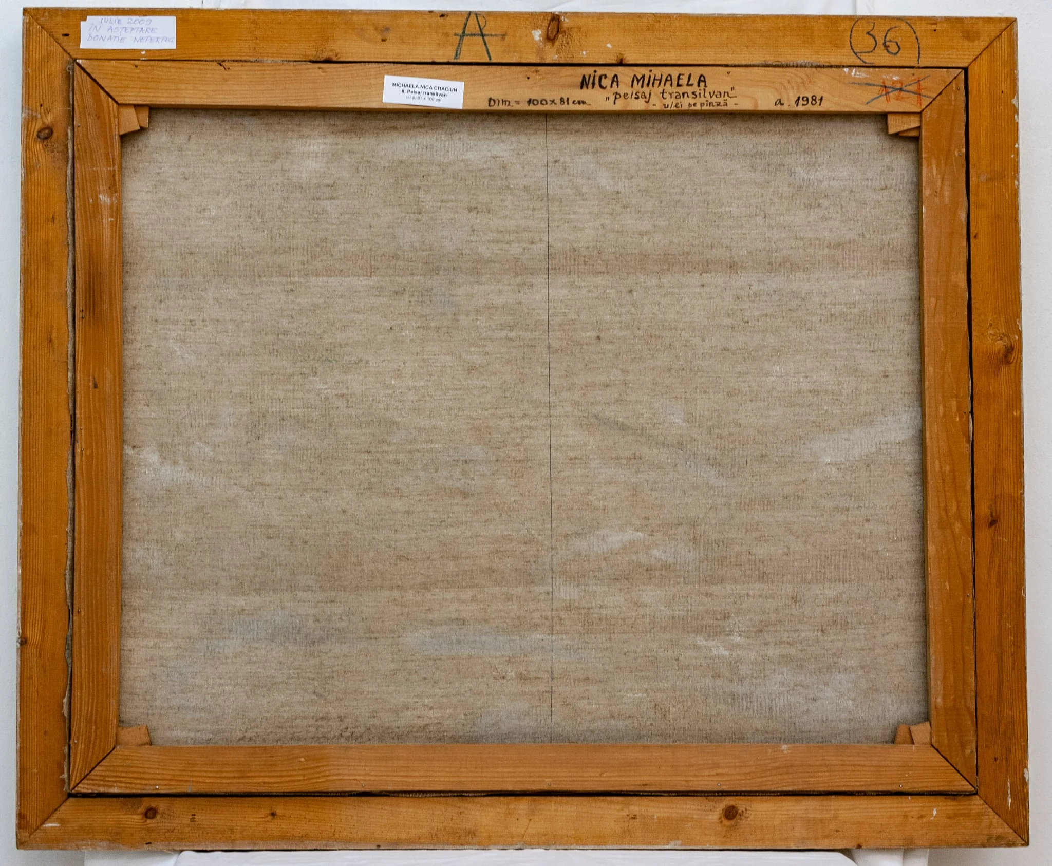 Peisaj transilvan, by Crăciun Nica Mihaela, 1981
