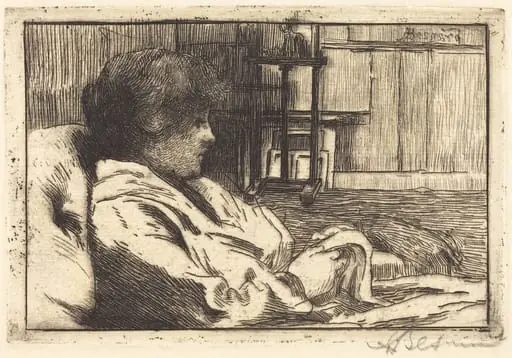 Woman Reading in the Studio (La Lecture dans l'atelier)