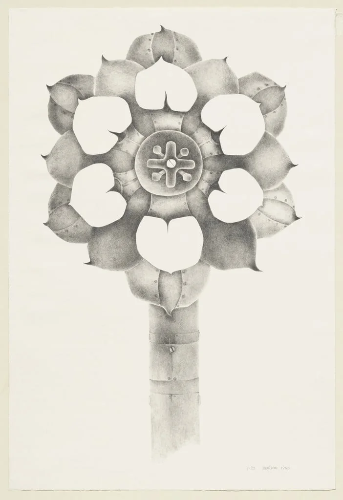 Untitled, by Lee Bontecou, ink, 1968