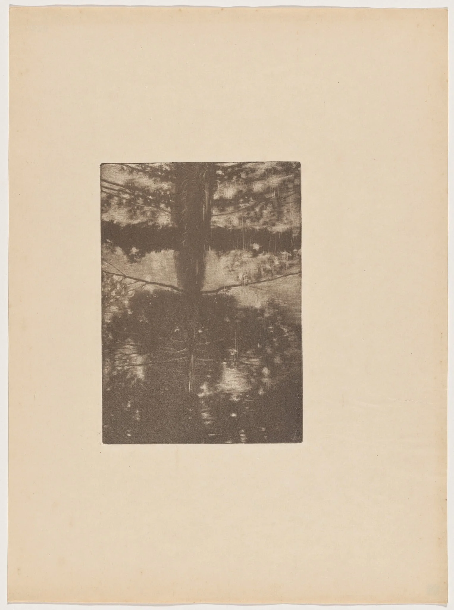 Paysage (Landscape), by Richard Ranft, ink, 1895