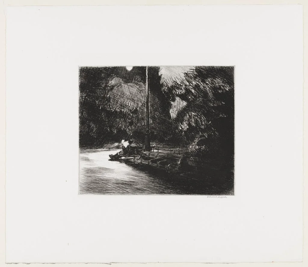 Untitled, by Edward Hopper, ink, 1921