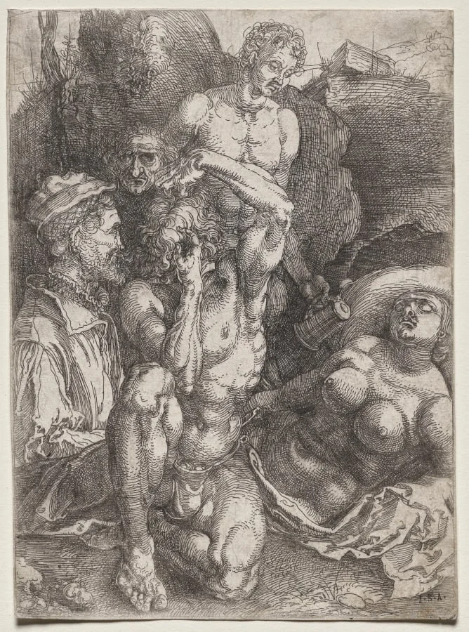 Group of Five Figures, by Albrecht Dürer, 1516