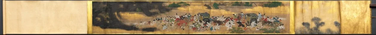 People Fleeing from a Fire, by Unknown, unspecified, 1742