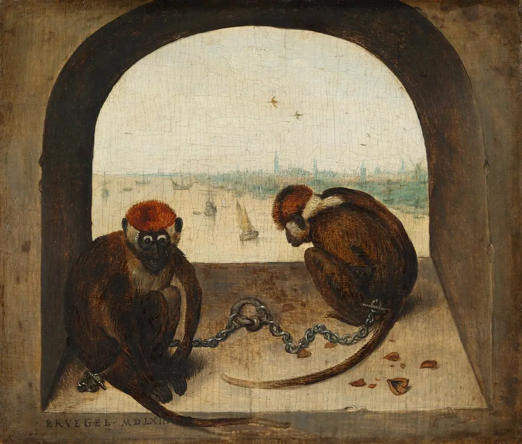 Two Chained Monkeys