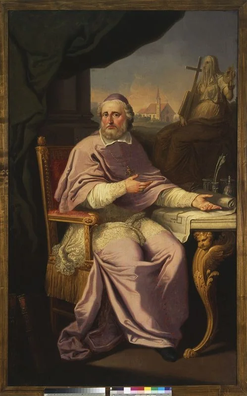 Portrait of Jan Stefan Giedroyc (d. 1803), bishop of Vilnius