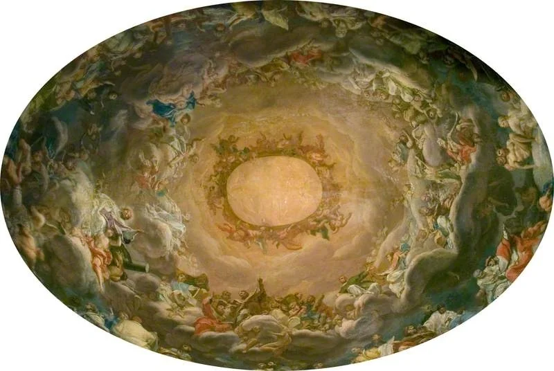 Paradise (sketch model for a painted cupola)
