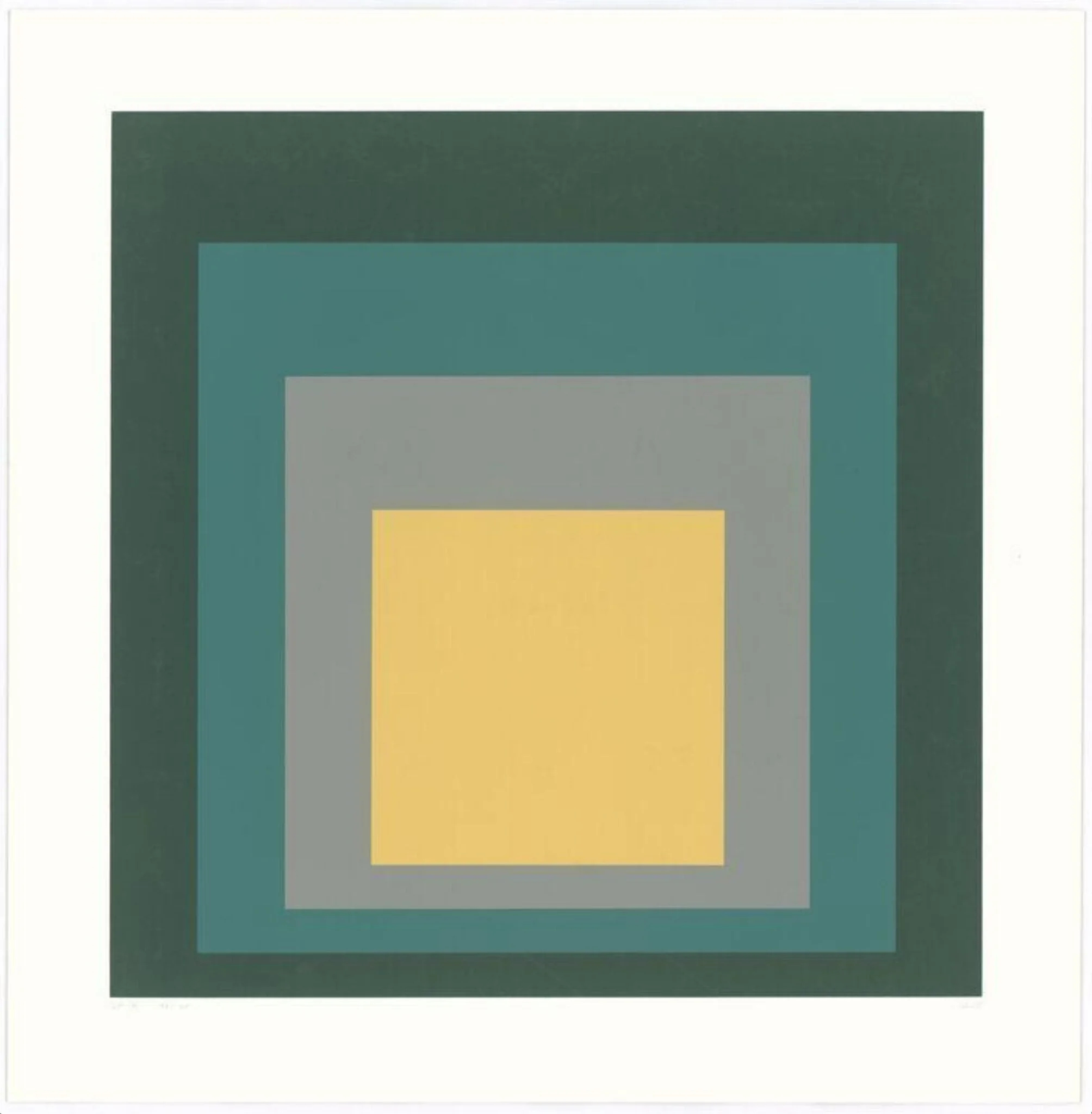 Homage to the Square VI, by Josef Albers, 1967