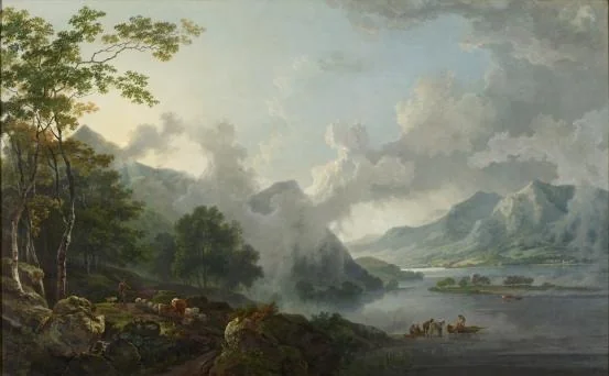 View of Windermere Lake, early morning
