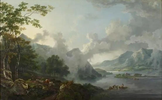 View of Windermere Lake, early morning