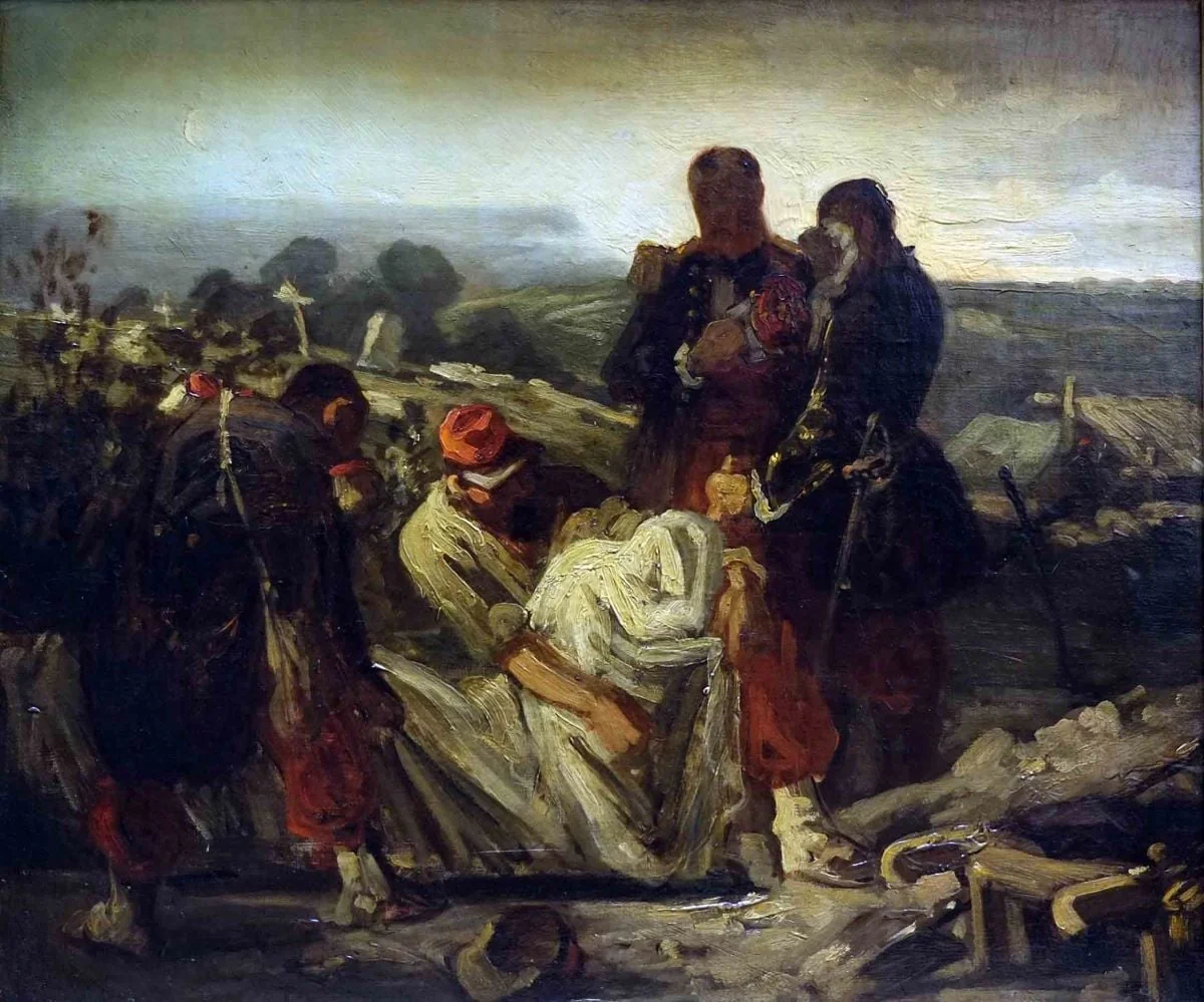 Înmormântarea unui zuav