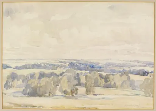 Ashburnham Park; looking into the Weald towards Brightling