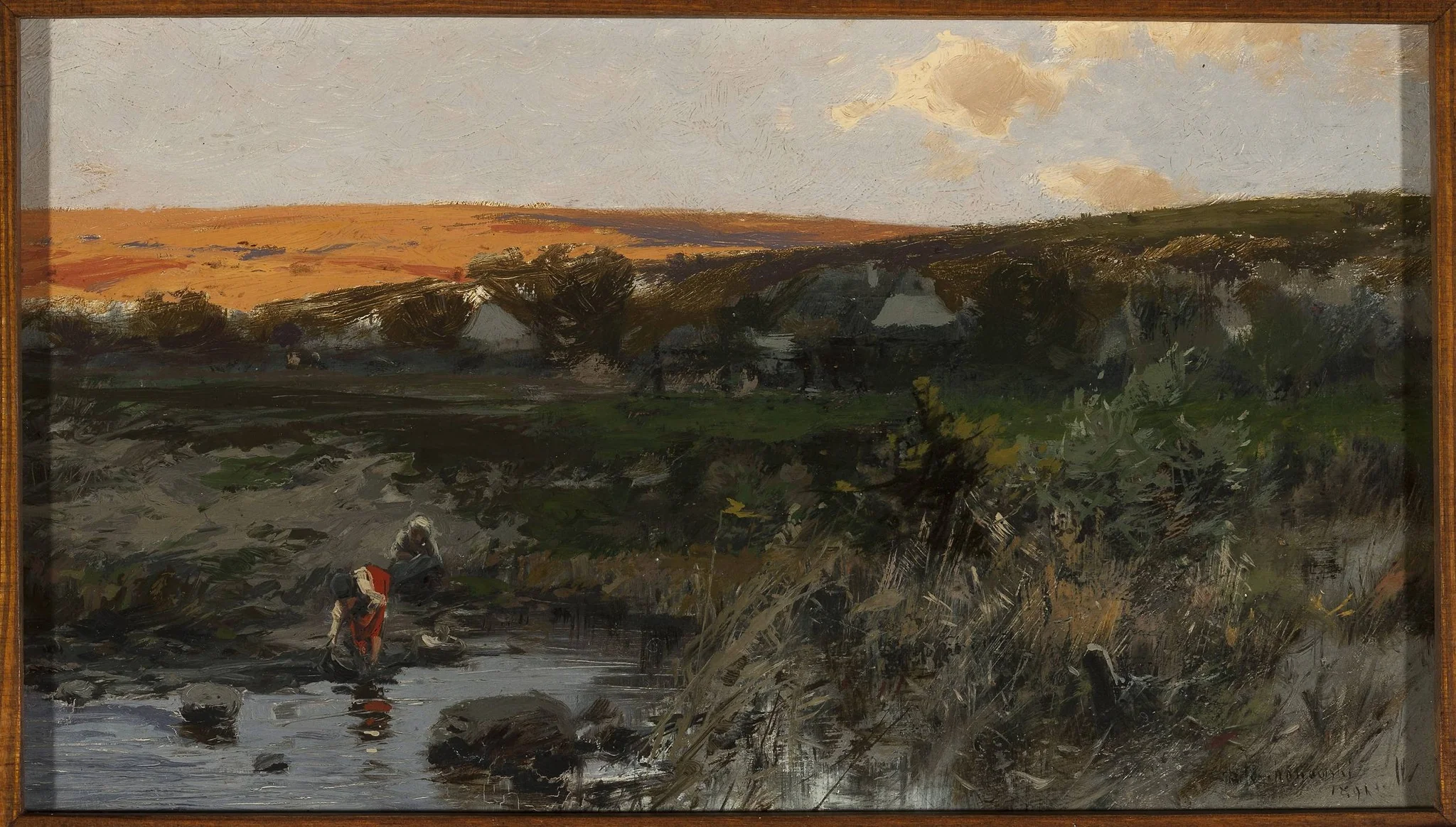 Landscape at sunset