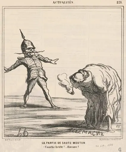 La partie de saute-mouton