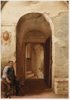 View from the Bishop's Throne, West from the Nave, towards the Staircase Tower in Utrecht Cathedral, by Jacob Gerritsz van Hasselt, unspecified, 1659