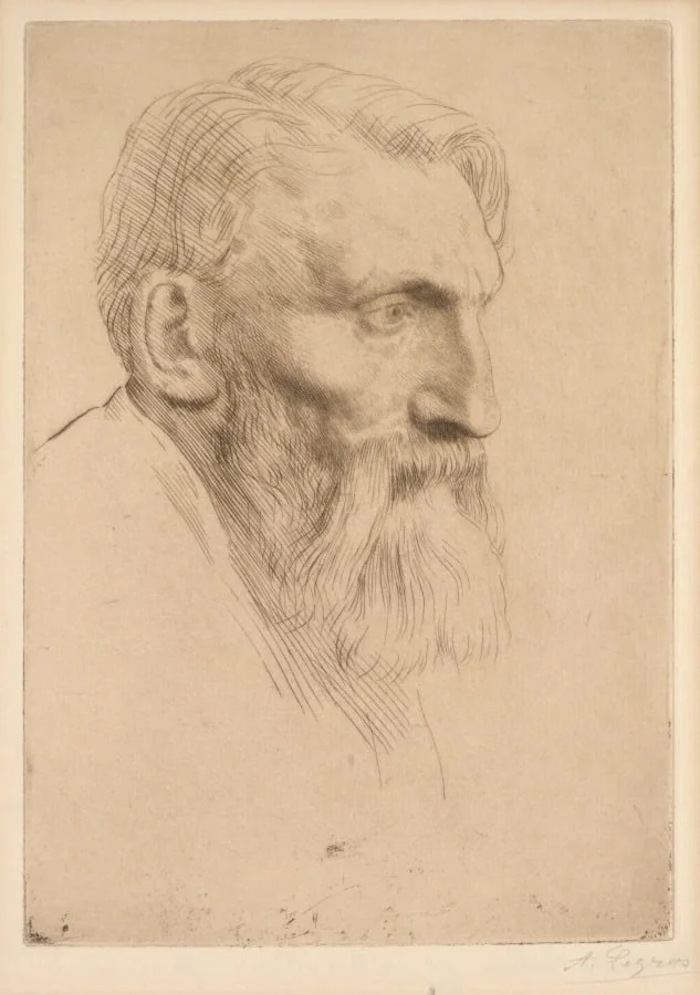 Auguste Rodin, by Alphonse Legros, 1881