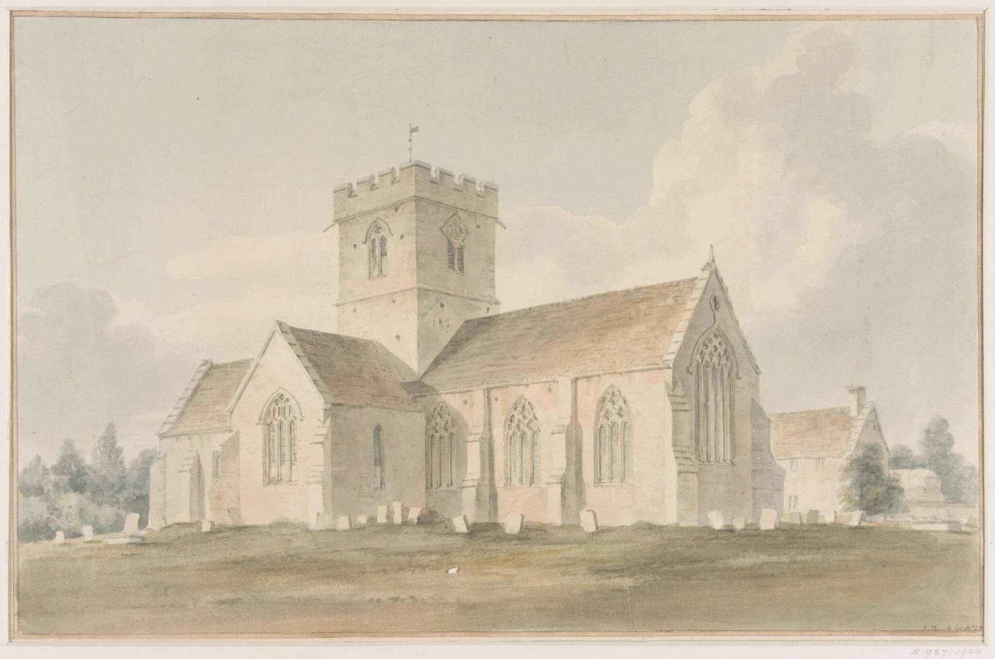 South-east view of Dinton Church, Wiltshire