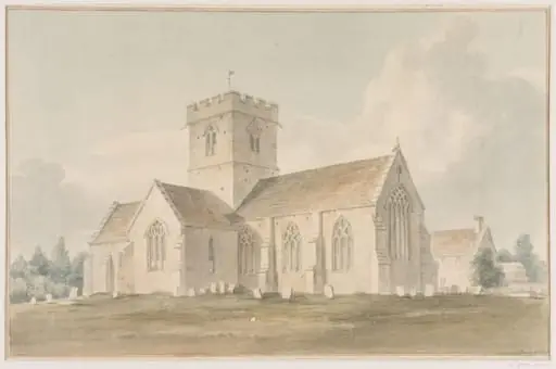 South-east view of Dinton Church, Wiltshire
