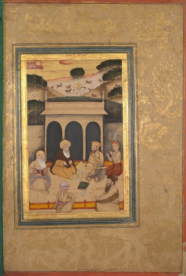 Nobleman Visiting Saint at his Shrine, by Unknown, unspecified, 1700