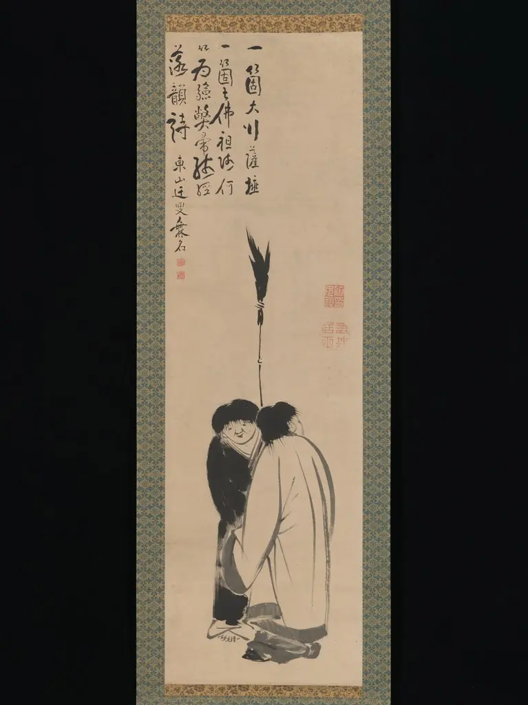 Hanshan and Shide (Japanese: Kanzan and Jittoku)