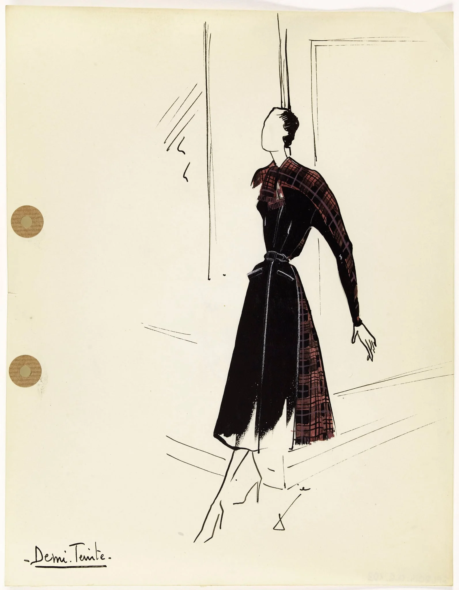 'Demi-teinte', by Carven, 1949