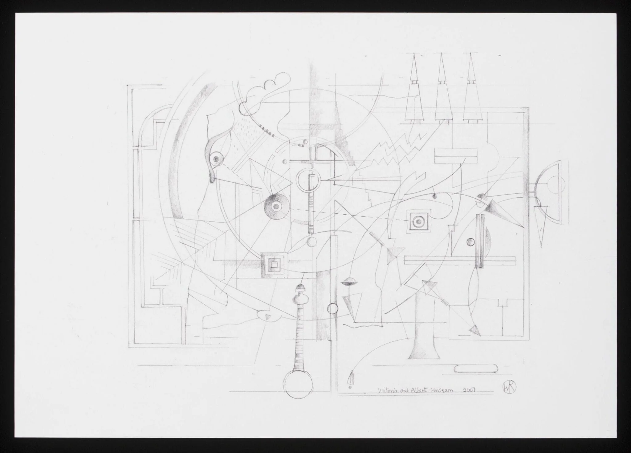Contribution to V&A's 150th anniversary album, by Wendy Ramshaw, 2007