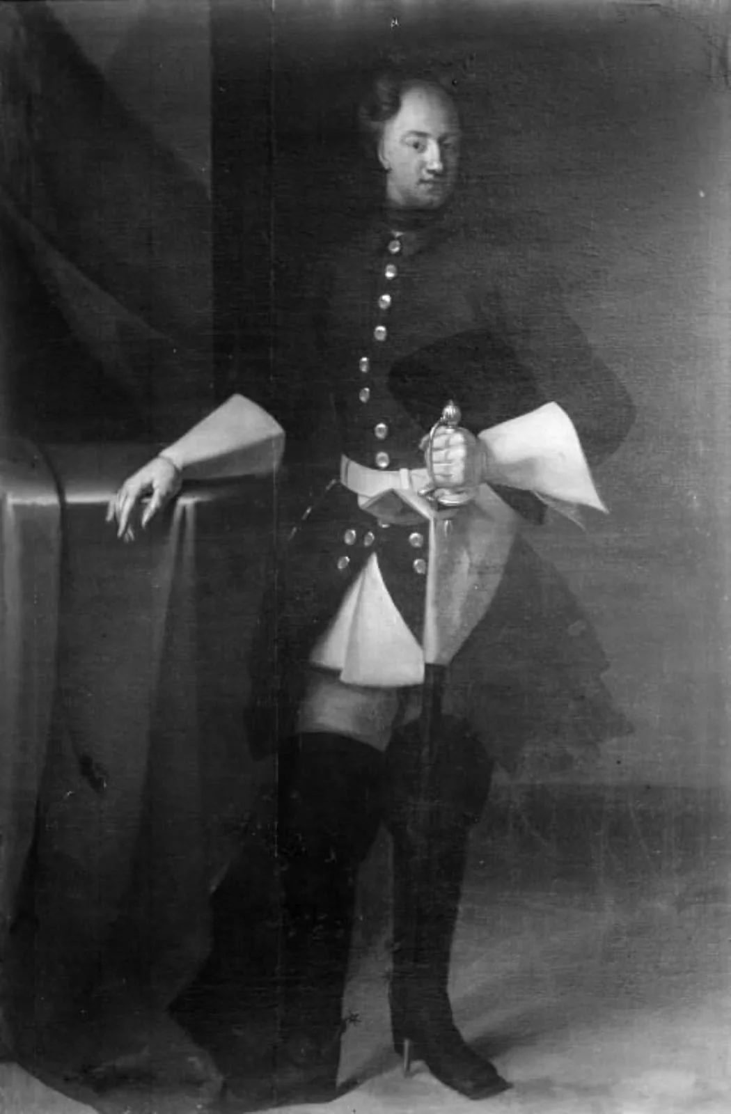 Portrait of Carl XII of Sweden, by Unknown, unspecified, 1750