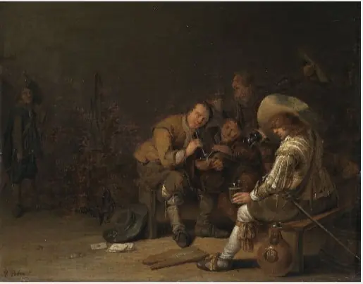 Soldiers in a Guardroom