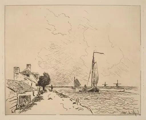 Two Boats at Sail (Les deux Barques a voile)