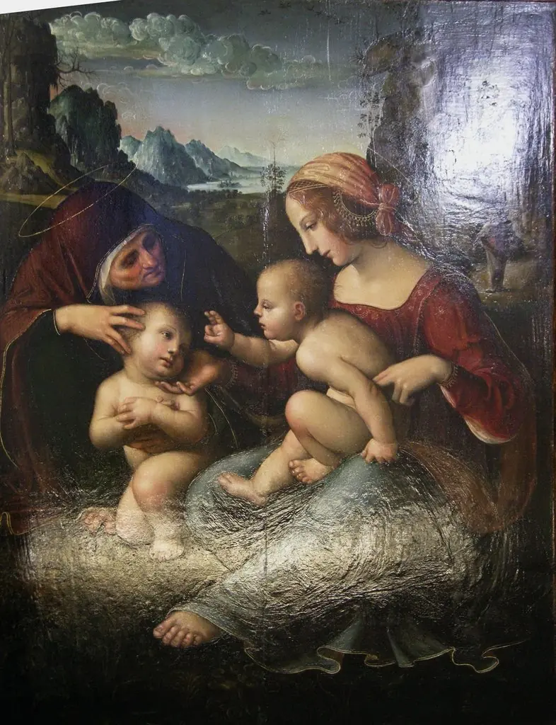 Madonna with Child, Saint Elizabeth and Saint John