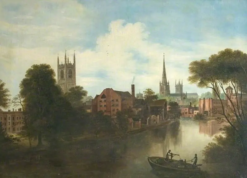 View of Derby, Showing the Derwent