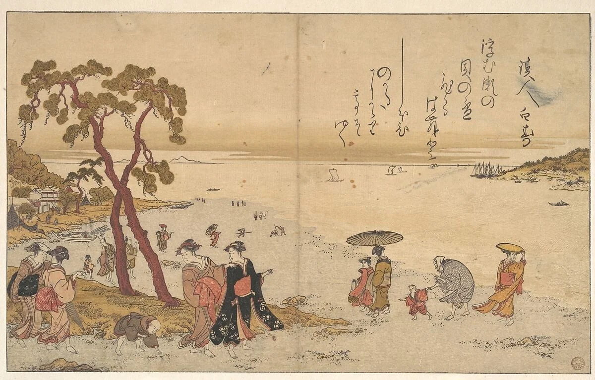 Untitled, by Kitagawa Utamaro, ink, 1790