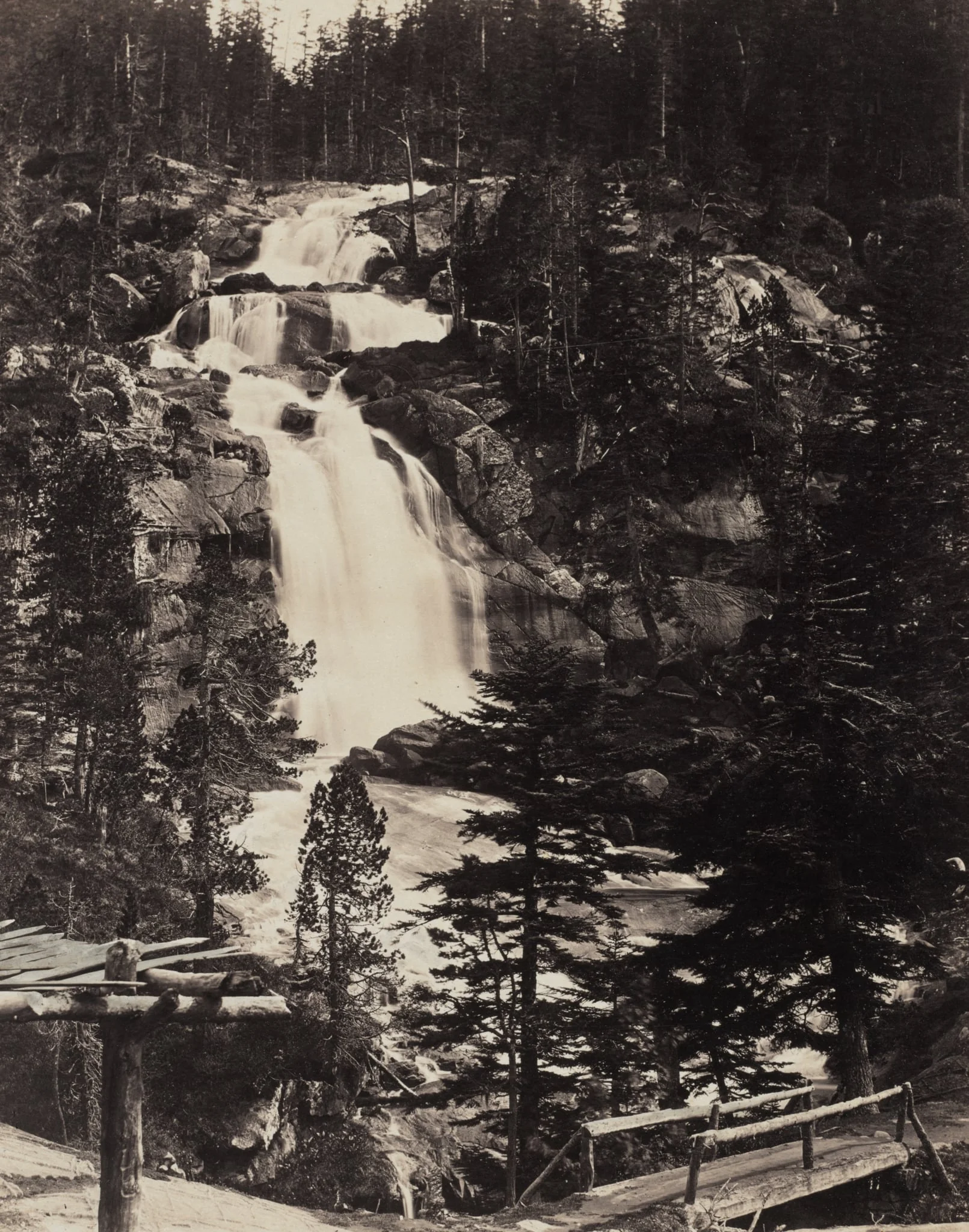 Great Upper Waterfall, High Alps
