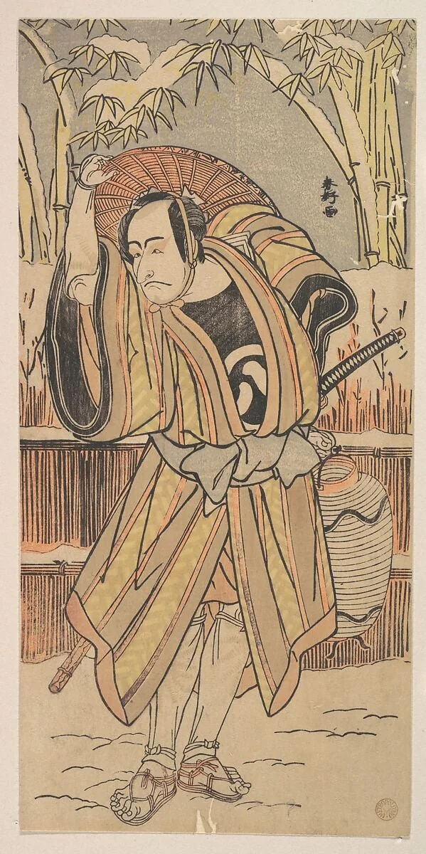 Untitled, by Katsukawa Shunkō, ink, 1788