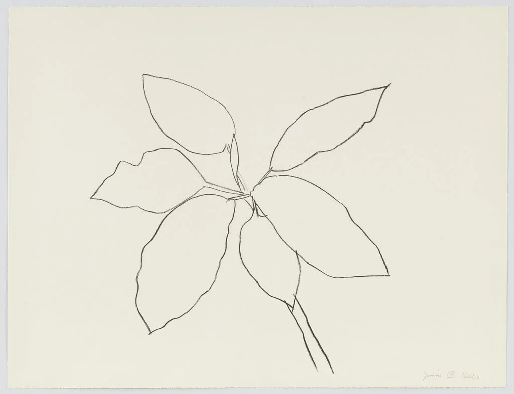 Untitled, by Ellsworth Kelly, ink, 1982