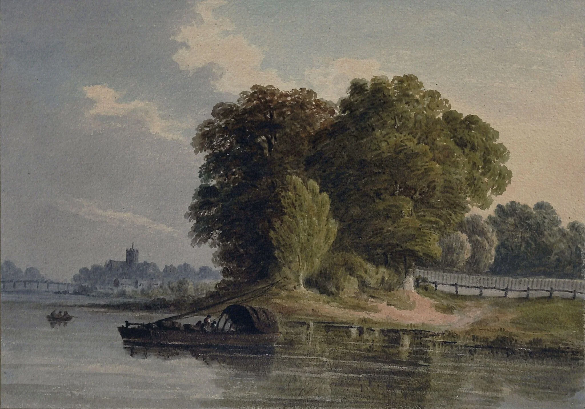 View on the Thames near Battersea Bridge
