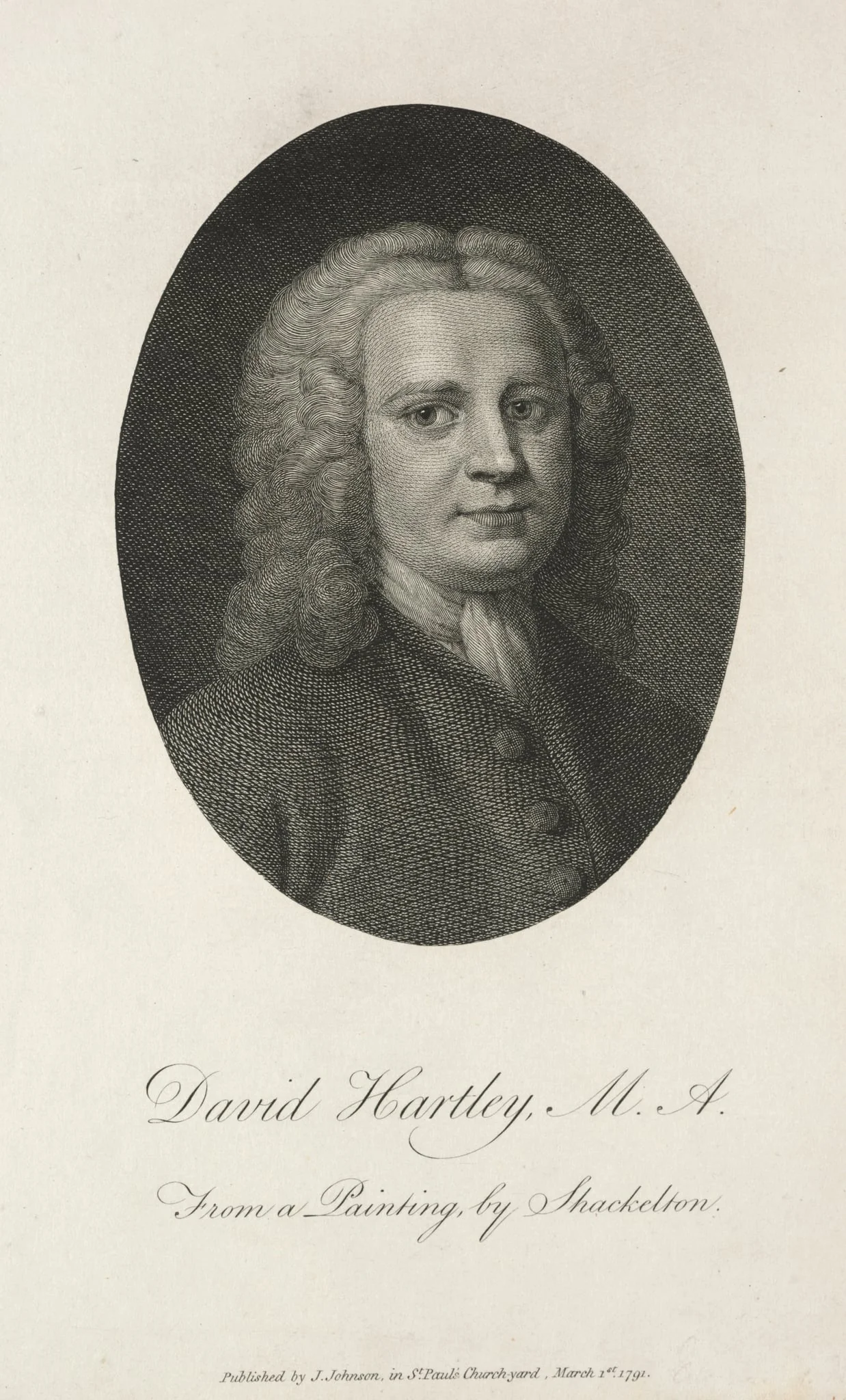 David Hartley, by William Blake, 1791