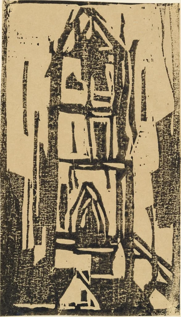 Untitled, by Christian Rohlfs, ink, 1924