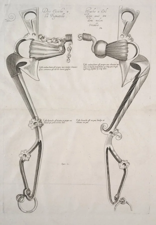 Diagram for Horse's Bit, by Unknown, 1704