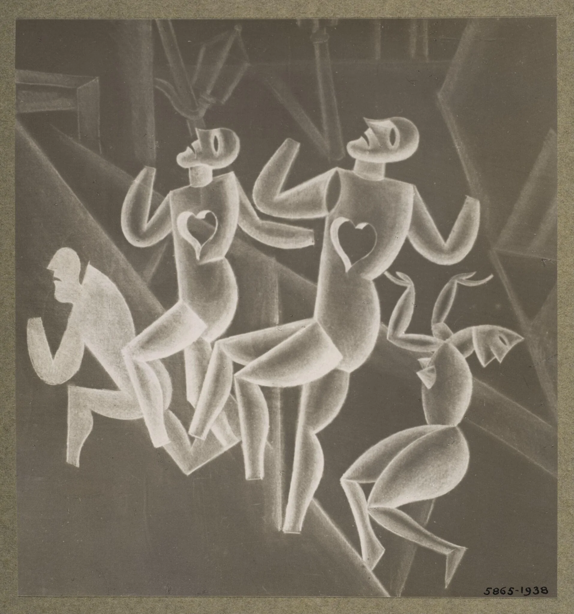 The Dance of the Assassinated, by Fortunato Depero, photographic, 1936